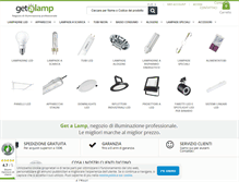 Tablet Screenshot of getalamp.it